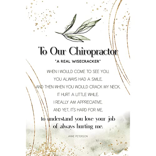 To Our Chiropractor Wood Plaque 9524