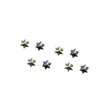 Gold & Silver 3D Star Paper Fasteners