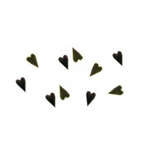 Gold & Silver Country Hearts Paper Fasteners