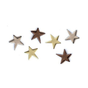 Antique Primitive Stars Paper Fasteners