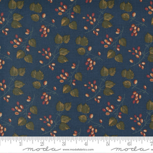 Maple Hill Cotton Fabric Blue Spruce