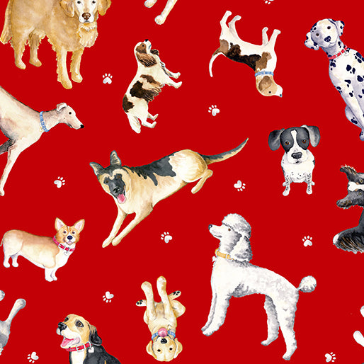 Think Pawsitive Collection Cotton Fabric 9730