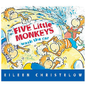 Five Little Monkeys Wash the Car 9780544-302365