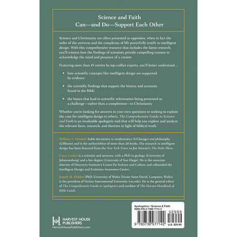 The Comprehensive Guide to Science and Faith Exploring the Ultimate Questions About Life and the Cosmos Back Cover