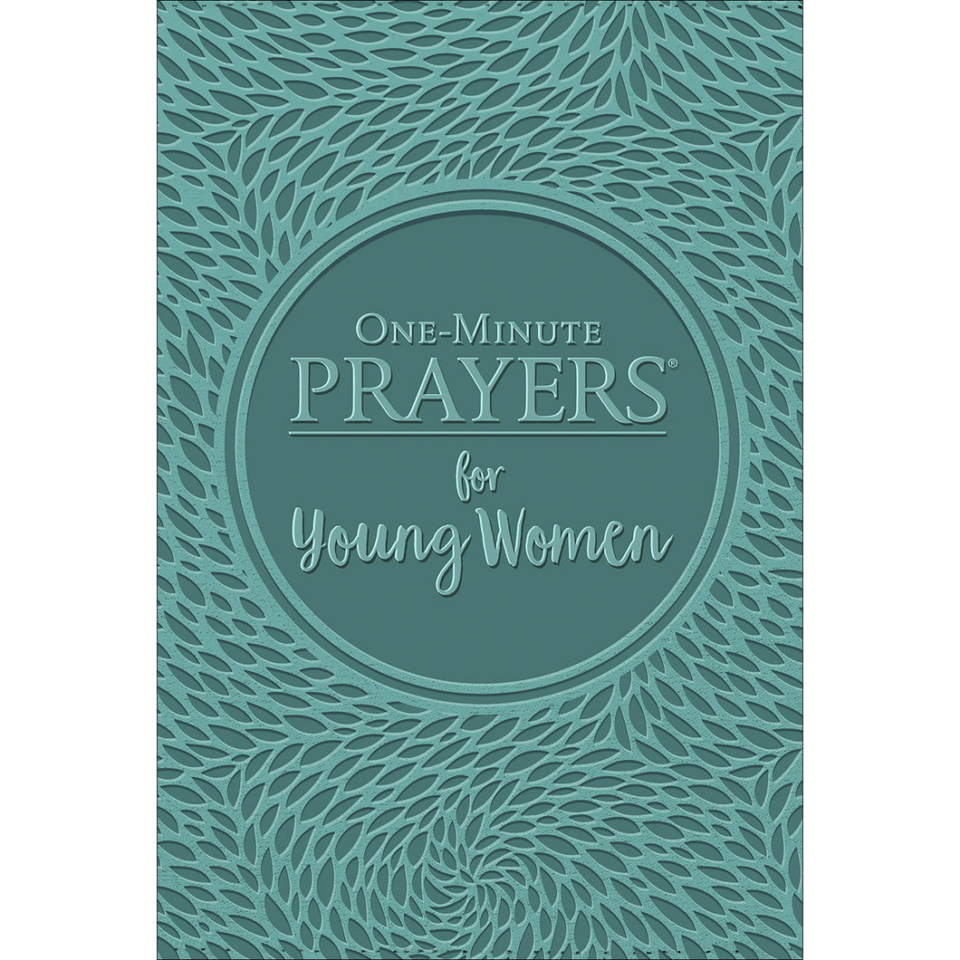 One-Minute Prayers for Young Women Deluxe Edition Front Cover