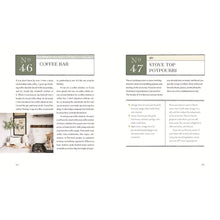 Sample Pages: No. 46 Coffee Bar and No. 47 DIY: Stove Top Potpourri