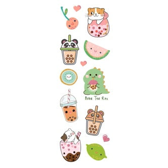 Bubble Tea Sticker Set 344625