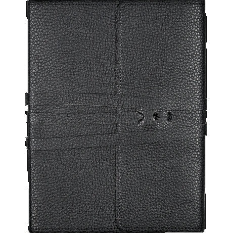 Black Leather Wrap Journal 346711