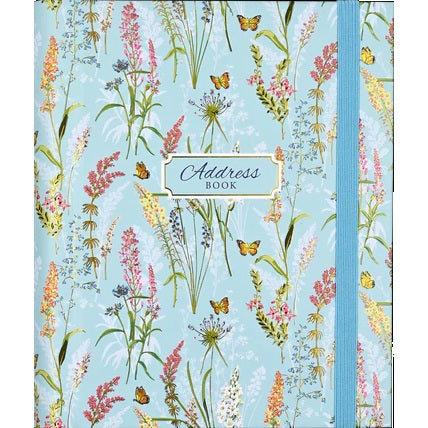 Blooms & Butterflies Large Address Book 34774