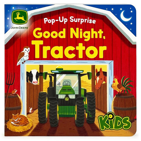John Deere Kids Pop-Up Surprise Good Night, Tractor Board Book 1008170