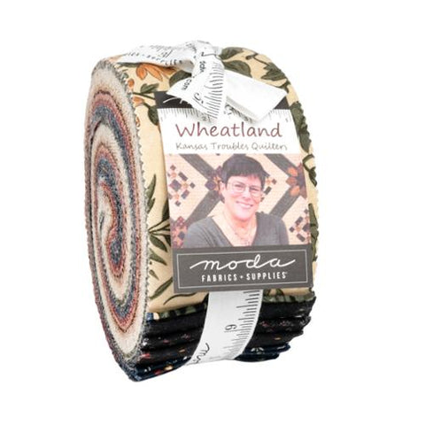 Wheatland Collection Cotton Fabric Jelly Roll 9790JR
