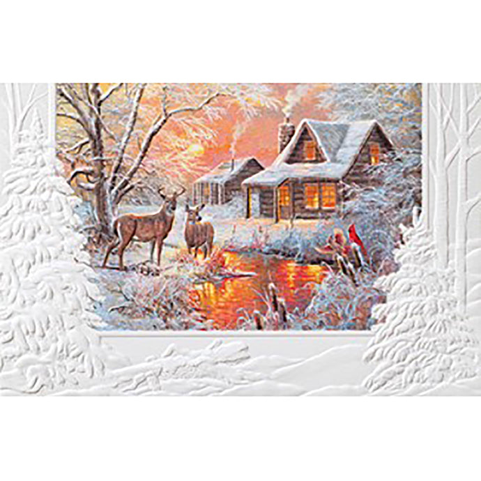 Frosty Glow Christmas Boxed Cards 98918