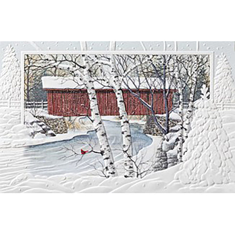 Covered Bridge Christmas Boxed Cards 98927