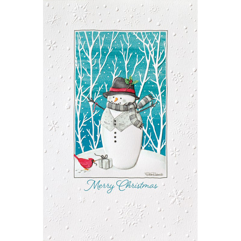 Color Splash Snowman Christmas Boxed Cards 98955