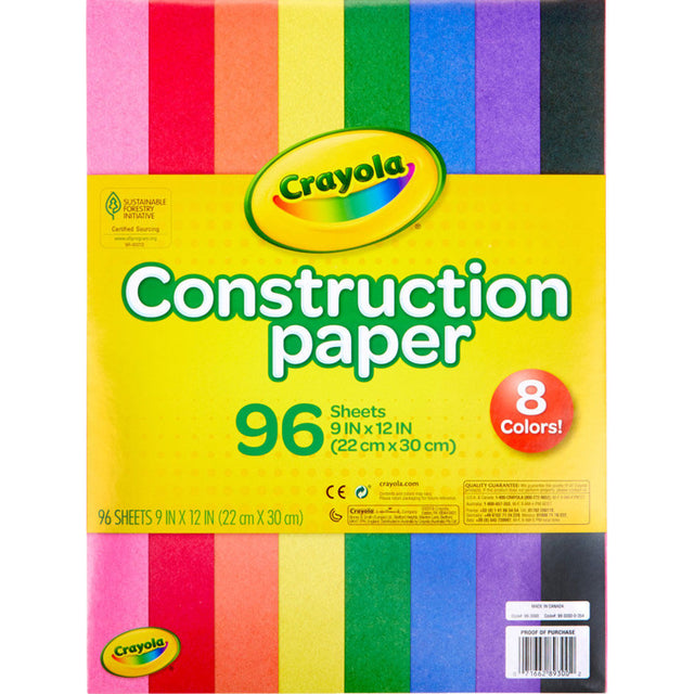 Crayola 96-Count Construction Paper 99-3000 – Good's Store Online