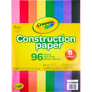 96-Count Construction Paper 99-3000