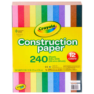 240-Count Construction Paper 99-3200