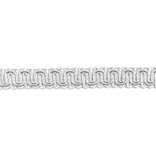 White Scroll Gimp Decorative Trim 9940-A01