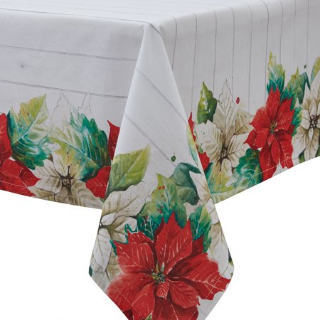 Poinsettia Pine Tablecloth 9945