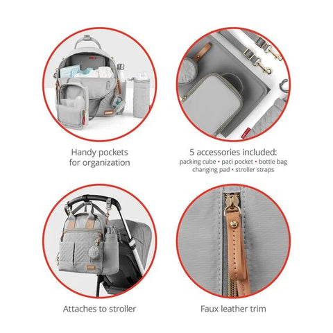 Suite 6-in-1 Diaper Backpack Set 200675