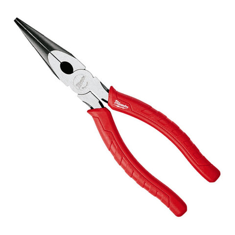 48-22-6101 8-Inch Long Nose Pliers With Reaming Head And Onboard Fish Tape Pulling