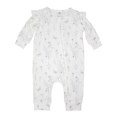 white, Girls' Long-Sleeve Knit Body Suit A11