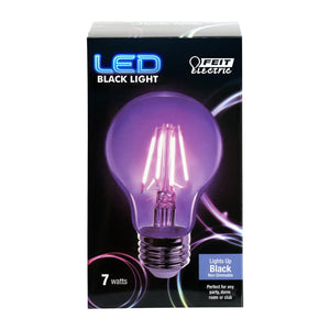 7W A19 Blacklight LED Light Bulb A19/BLB/LED