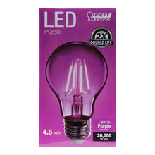 Purple Light Bulb