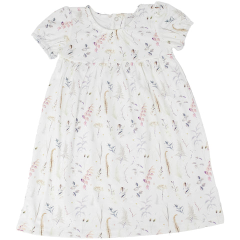 Girls' Rose Leaf Knit Dress with Headband A3006