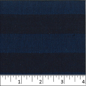 Striped denim fabric