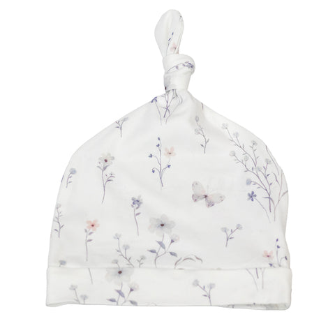 white, Baby Girls' Knit Hat with Knot A42