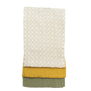 Crinkle Swaddle Blanket A421 olive