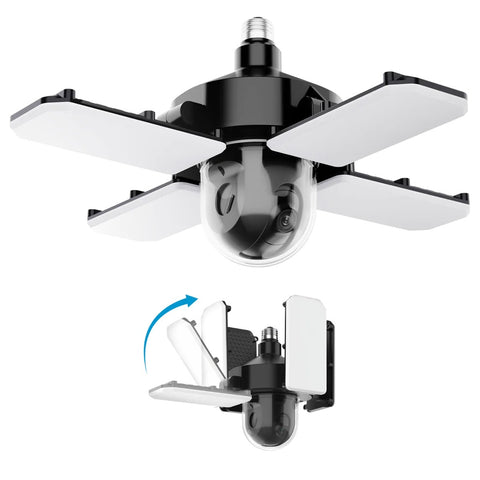Light with Folding Panel