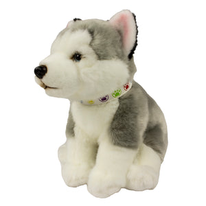 Living Nature Giant Husky Puppy Plush Toy AN524