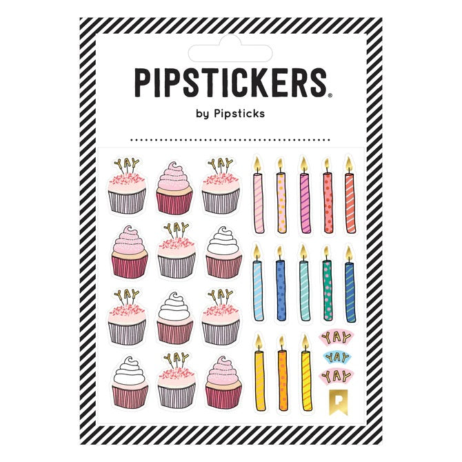 Party Cupcakes Pipstickers
