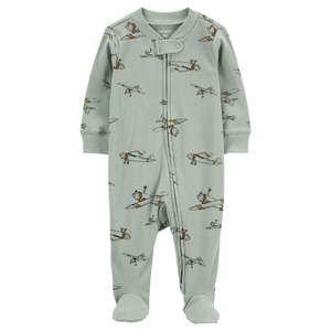 Airplanes Baby Boys' Fleece Footie Pajamas