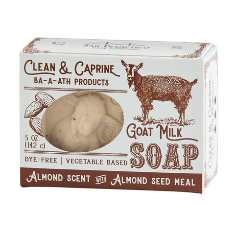 Almond Clean & Caprine Goat Milk Bar Soap 5 oz 03764