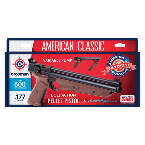 American Classic Air-Powered Pellet Pistol 0.177 Caliber P1377 B