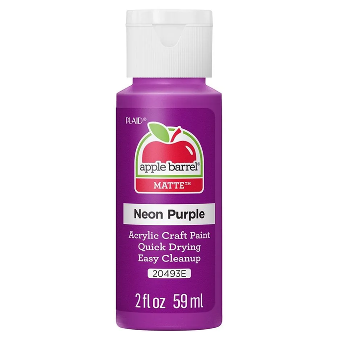 Apple Barrel Colors - Neon Purple, 2 oz. - 20493