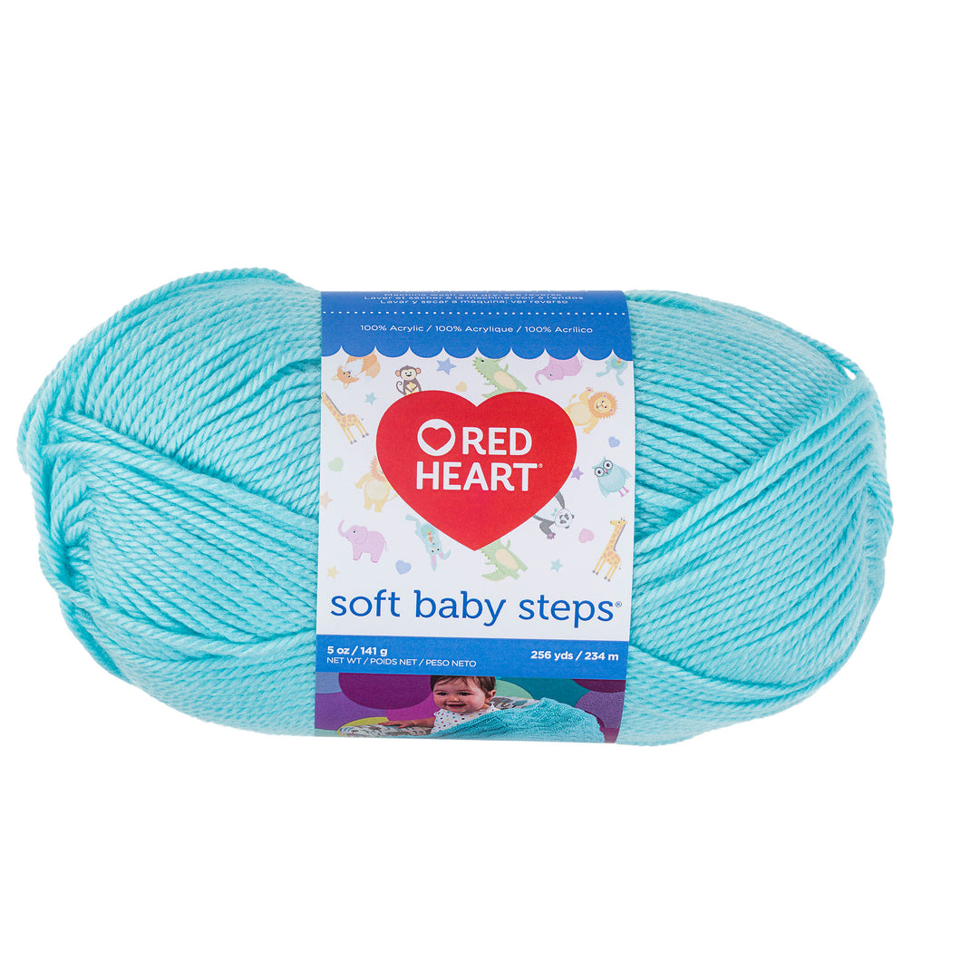 Aqua Red Heart Yarn.