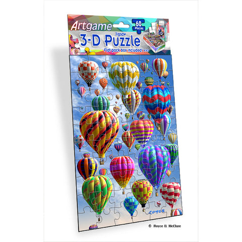 Hot Air Balloons Artgame 3D 60 PC Puzzle MINI/BAL