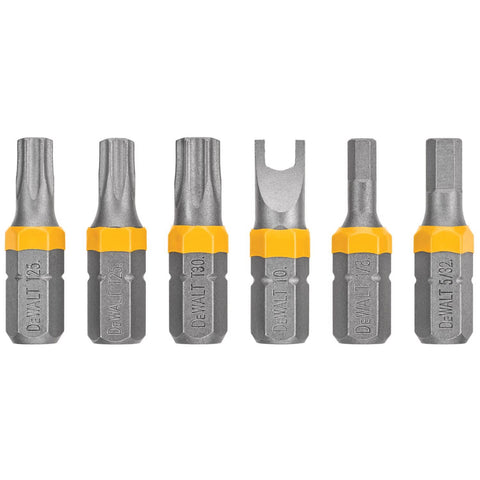 Assorted 1 in. L Security Bit Set Steel 6 Pk