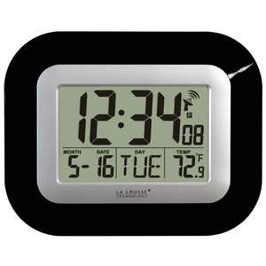 Atomic Digital Wall Clock WT-8005U-B