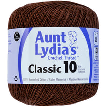 Fudge Brown Aunt Lydia's crocheting thread.