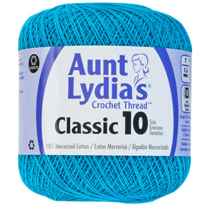 Parakeet Aunt Lydia's crochet thread.