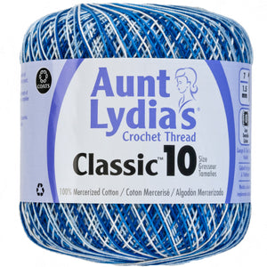 Shaded Blue Aunt Lydia's Crocheting thread.
