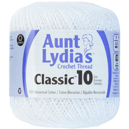 DARK ROYAL Aunt Lydia's Classic 10 Crochet Thread. 350yds. Item 154-0487 