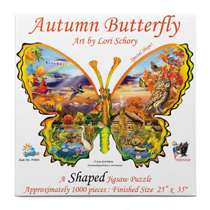 Shaped Puzzle- Autumn Butterfly 95084 box front