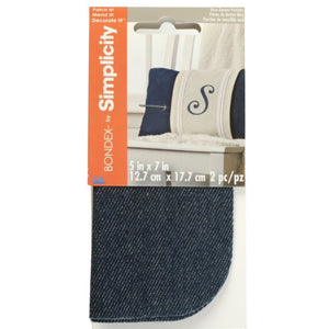 Blue Denim Iron-On Mending Patches B-240008-020