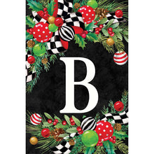 Christmas Swag Monogram Flag B